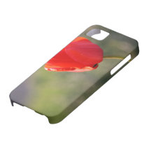 Tulipán rojo brillante iPhone 5 Case-Mate funda