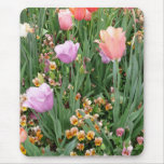 Tulips and Pansies Mouse Pads