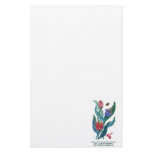 tulips and the bee stationery design