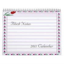 Tulips Block Notes 2011 Calendar
