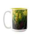 Tulips Bouquets "Oils" Mug by CaroleArt Tulips Bouquets "Oils" Mug