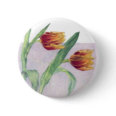Tulips Button by floatinglemons