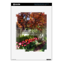 Tulips by Dappled Fence Skin For iPad 3