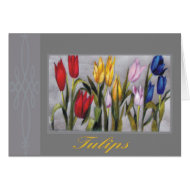 Tulips card