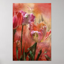 Tulips - Colors Of Love Art Poster/Print