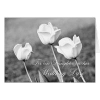 Tulips Daughter Wedding Congratulations Card