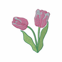 Tulips embroidered shirts by ZazzleEmbroidery Tulips embroidered shirts