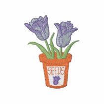 Tulips embroidered shirts by ZazzleEmbroidery Tulips embroidered shirts