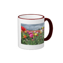 Tulips Field Coffee Mugs