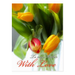 Tulips in the Vase, for mother Postcards