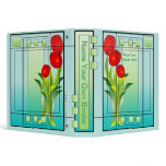 Tulips in the window multi-purpose binder
