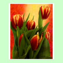 Tulips - jGibney 2010 Tulips Signed posters