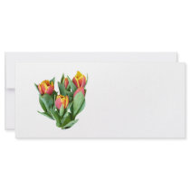 Tulips Just Opening rack cards