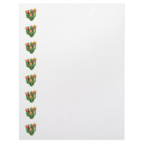 Tulips Just Opening letterhead