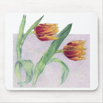 Tulips Mousepad by floatinglemons Tulips Mousepad