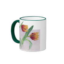 Tulips Mug by floatinglemons Tulips Mug