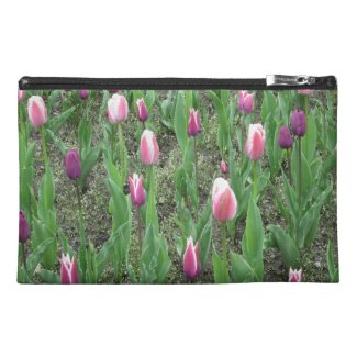 Tulips Purple Flowers Travel Accessory Bag