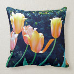 Tulips Throw Pillow by Meghan Oona pillows
