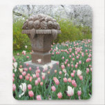 Tulips with Fruit Bowl Sculpture Mousepads