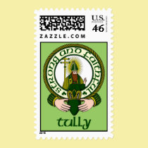 Tully Clan Motto Postage Stamps stamps