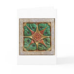 Tulsa Art Deco Tile greeting card