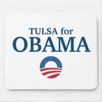 TULSA for Obama custom your city personalized mousepads