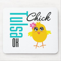Tulsa OK Chick mousepads