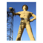 Tulsa's Golden Driller Postcard