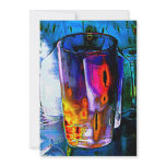 Tumbler, Multi Coloured Glass Custom Invites