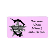Tumbling and Trampoline Address Label