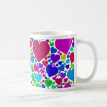 tumbling hearts 7 coffee mug