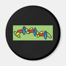 Tumbling Ovals Magnet