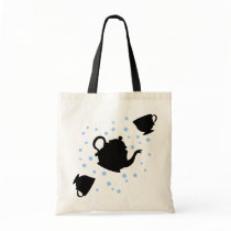 Tumbling Tea Party Tote Bag