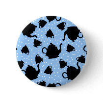 Tumbling Tea Party Pinback Buttons