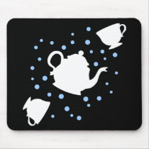 Tumbling Tea Party Mouse Pad