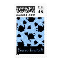 Tumbling Tea Party Postage