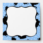 Tumbling Tea Party Square Envelopes