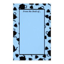 Tumbling Tea Party Stationery Paper