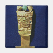 Tumi or ceremonial knife in the shape of fridge magnet