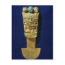 Tumi or ceremonial knife in the shape of post card