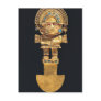 Tumi or ceremonial knife in the shape of postcard