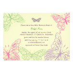 Tummy Flutters Baby Shower Invitation yellow
