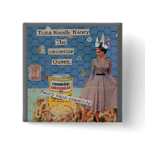 Tuna Noodle Nancy buttons by minaleestudio Tuna Noodle Nancy buttons