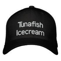 Tunafish Icecream Embroidered Baseball Cap