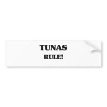 Tunas Rule bumper stickers by AnimalShirts Tunas Rule bumper stickers