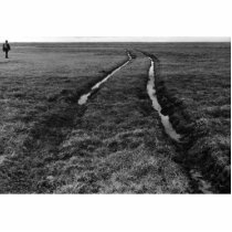 Tundra Damage Northwest of Prudhoe Bay Acrylic Cut Out
