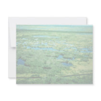 Tundra in Summer Aerial View Custom Announcement