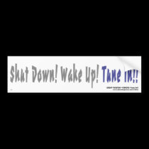 Tune In!! Bumper Sticker bumper stickers