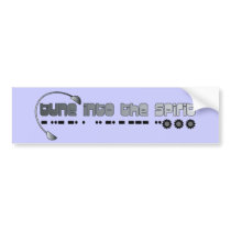 Tune into the Spirit Christian bumper sticker bumper stickers