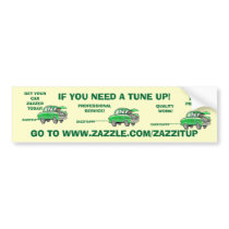 TUNE UP! Bumper Sticker bumper stickers